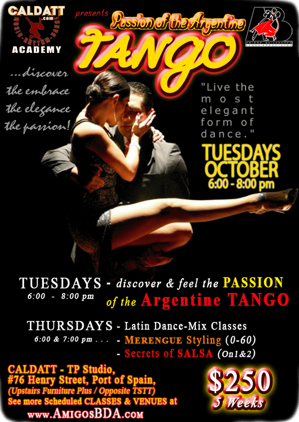 Discover the PASSION of the Argentine TANGO Dance Classes