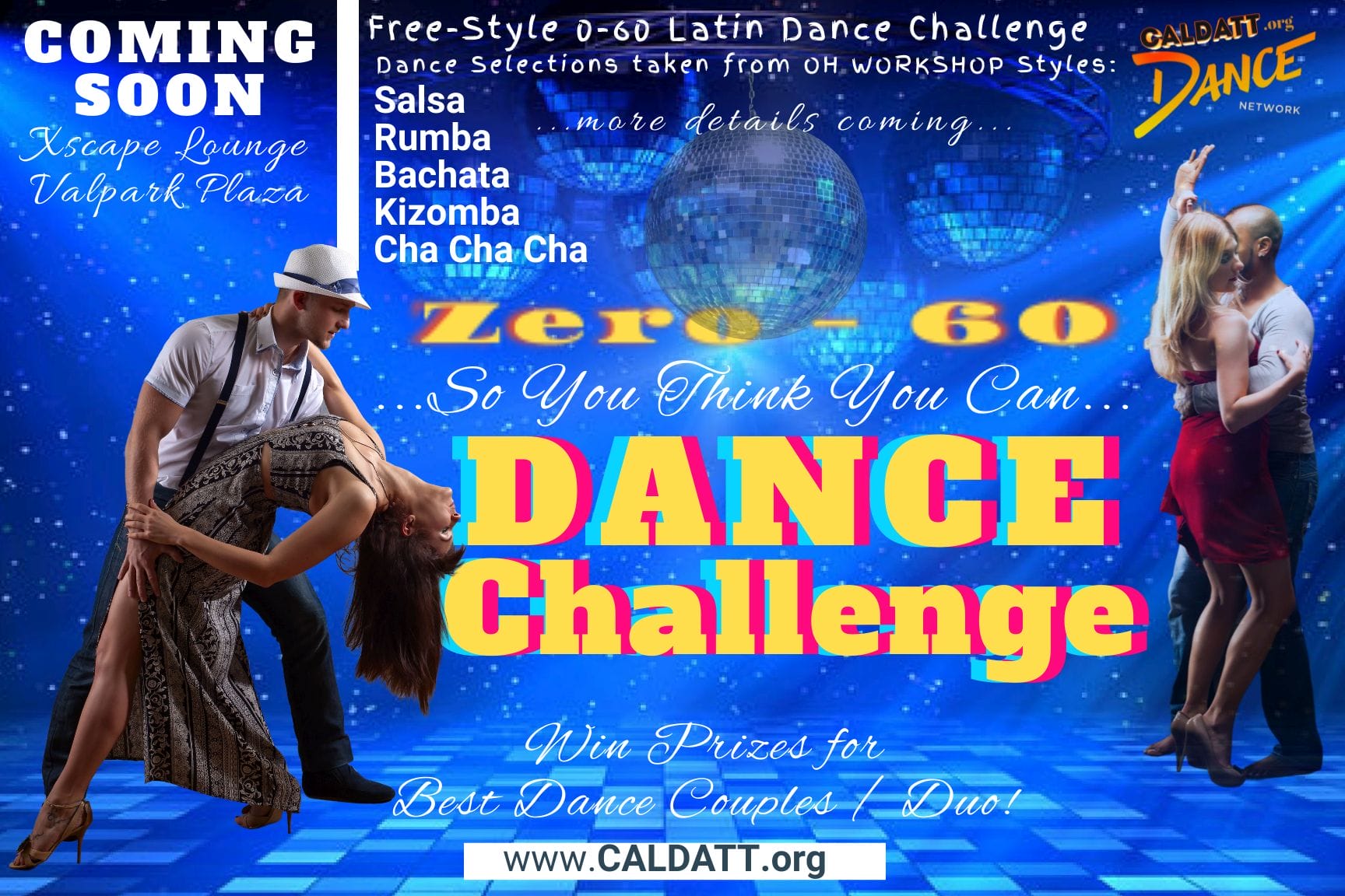 0-60 Latin Dance Challenge 0-60 Latin Dance Challenge