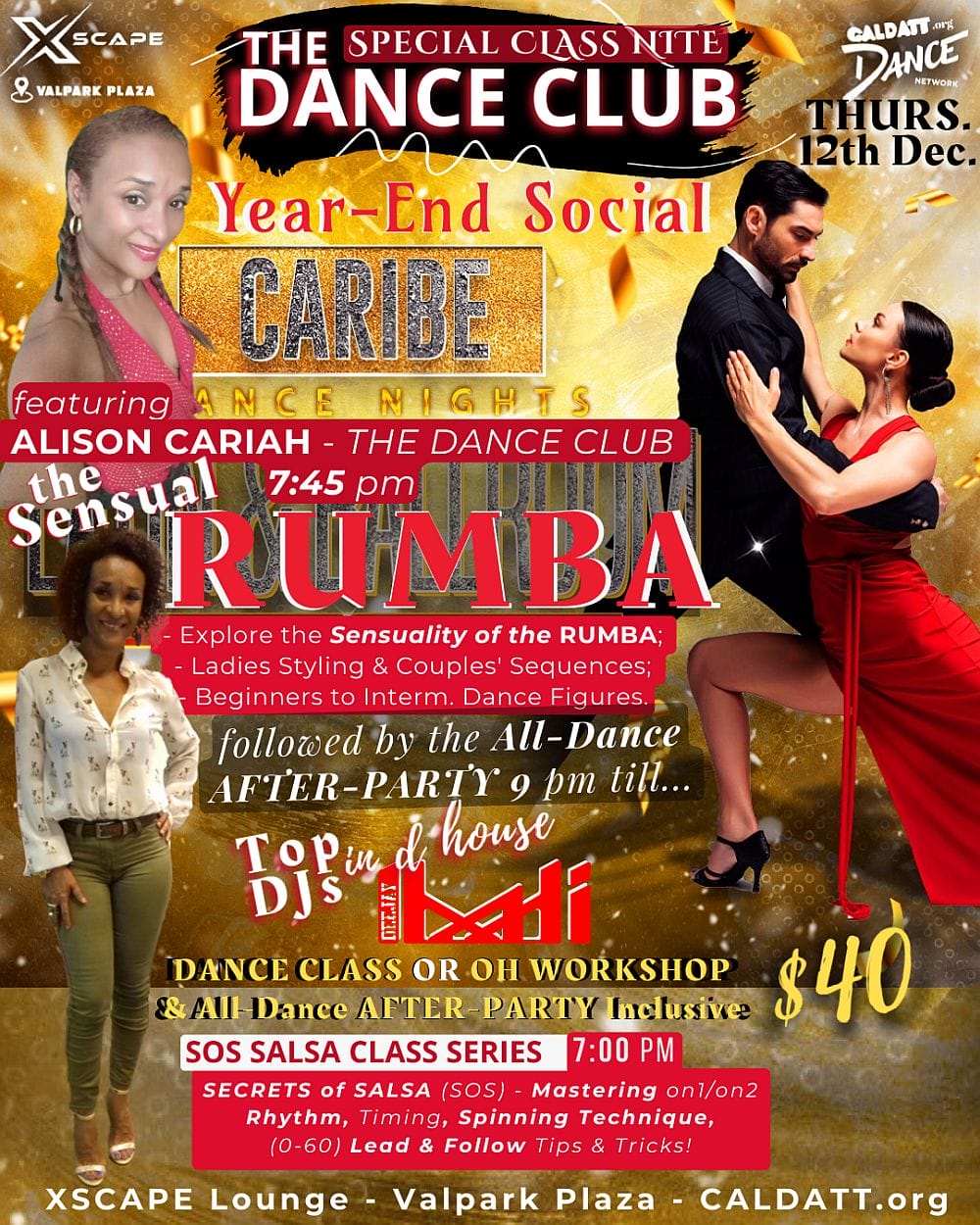 Dec 12th - The Dance Club Diamond Club Dance & Fitness Training Program