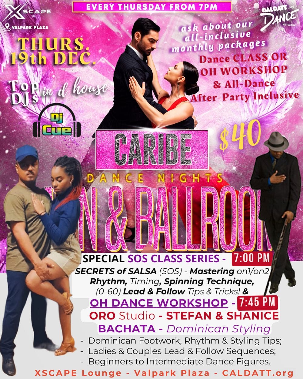 Dec 19th - ORO Dance Studio Diamond Club Dance & Fitness Training Program